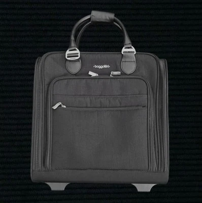 2-колесный подместный чемодан Baggallini ручная кладь — черная дорожная сумка - Изображение 1 из 4