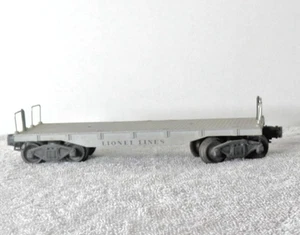 Coche de carga plano vintage Lionel #6411 de metal gris sin troncos incluidos LEER DESC - Imagen 1 de 5