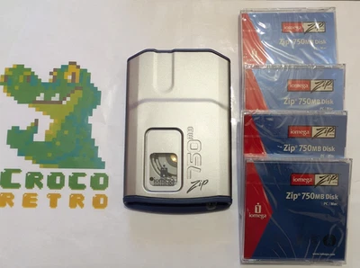 Lecteur Iomega Zip 750 USB + 4 disquettes neuves offertes !!! - Photo 1/4
