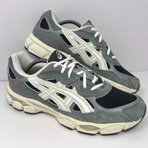 Zapatillas deportivas ASICS Gel NYC para hombre talla 11,5 gris grafito humo 1203A383 usadas en excelente estado - Imagen 1 de 8