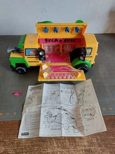 Vintage 1992 TMNT Teenage Mutant Ninja Turltes Rock n Roll Muta Bus Incomplete - Picture 1 of 12