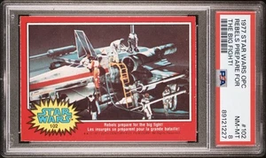 1977 O-PEE-CHEE OPC STAR WARS #102 LUKE SKYWALKER REBELS PSA 8 NM-MINT RARE - Picture 1 of 2