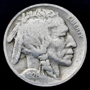 1926P Buffalo Nickel 5 Cent Coin, km134 - Great Coin 🇺🇸 🌟 🚀 - Picture 1 of 5