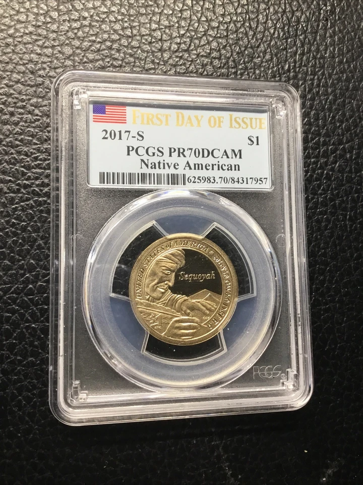 2017 S Native American PCGS PR70DCAM - Image 1 of 2