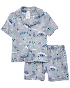 Only Boys 2Pc Sleepy Time Pajama Short Set - Picture 1 of 4