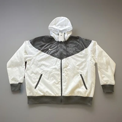 Novo com etiquetas Nike Running Division NYC zíper completo Windrunner masculino grande casual atlético - Imagem 1 de 4