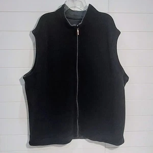 Tommy Bahama Men's 3XL Flipshore Reversible Full Zip Vest Black & Grey Golf - Picture 1 of 11
