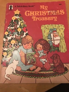 Vintage My Christmas Treasury Paperback book - a-tell-a-story-book - Picture 1 of 6