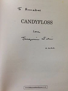 Candy Floss, Signed By Jacqueline Wilson, ( To Annabel).1st. - Picture 1 of 2