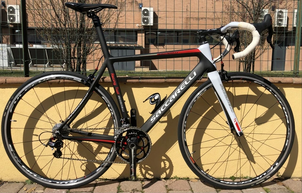 Rennrad Rand Kohlenstoff Saccarelli Racing Two Campagnolo Centaur 10 S Road Bike - Bild 1 von 1