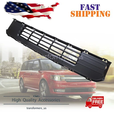 Front Bumper Lower Grille Grill Matte Black Fit Ford Flex 2013-2017 2018 2019 US Foto 1 de 4