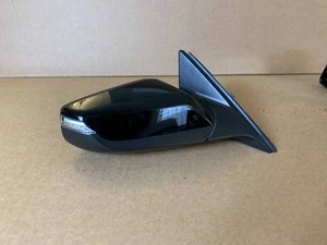 2016-2018 Chevrolet Malibu RH Passenger Side Door Mirror Black Blind Spot OEM - Picture 1 of 7