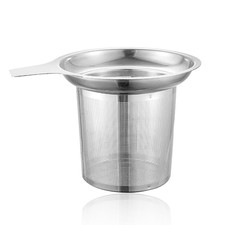 Tè perdita di lunga durata uovo 304 acciaio inox 5 x 5 8 x 7 impugnatura umanizzata