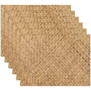 100 Pcs Rattan Paper Placemats 11.8 x 15.7 Inch Disposable Wicker Printed Pap... - Picture 1 of 7