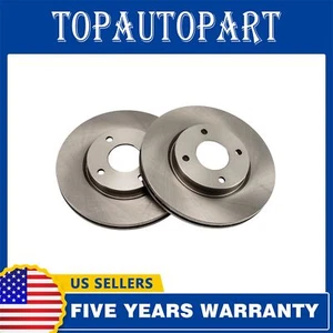 2X Front Brake Rotors 31463 for Nissan Tiida 09-2017 Nissan Versa 2007-2012 - Picture 1 of 8