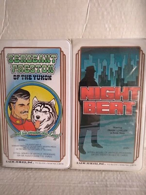 NIGHT BEAT/SGT. PRESTON OF THE YUKON 12×CASSETTE Box Sets Radio Spirits NEAR MIN - Image 1 of 4