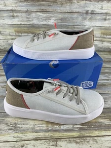 Hey Dude Shoes Womens 7 White Cody Craft Linen Slip On Sneakers 40600-100 - Picture 1 of 13