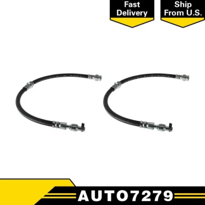 Línea de freno de manguera hidráulica de freno delantero 2 piezas para Mazda B2000 1986 1987 Foto 1 de 3