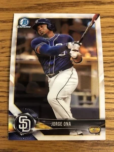 Jorge Ona 2018 Bowman Chrome Prospect Padres #BCP105 *4756* - Picture 1 of 1