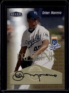 2000 Fleer Tradition Fresh Ink #27 Orber Moreno Kansas City Royals AUTO ID:44239 - Picture 1 of 2