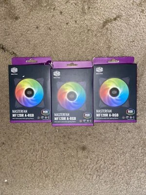 Cooler Master MasterFan MF120 Halo ARGB Fan - Pack of 3 - Image 1 of 2