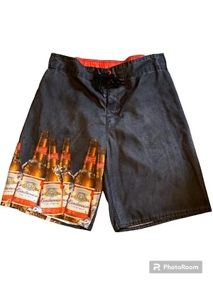 Budweiser Anheuser-Busch 2014 Men's Board Shorts Swim Trunks Gray Size 34 - Image 1 of 4
