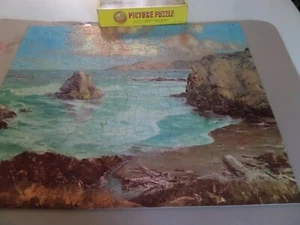 Vtg Ebb Tide Picture Jigsaw puzzle 500 pc Whitman Gold Seal 1957 - Picture 1 of 8