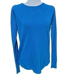 Sweet Romeo Women's Size Large Teal Blue Comfy Sweater Top Lightweight - Picture 1 of 6