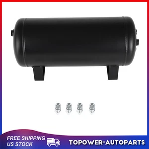 2 Gallon 6 Ports Air Tank 12V For Train Horns Compressor For Air Ride Suspension - Picture 1 of 6