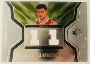 2007-08 SPX - YAO MING WINNING MATERIALS #WMJ-YM JERSEY PATCH "ROCKETS" - Picture 1 of 2