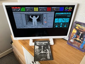 Amiga Dungeon Master Vintage 1986 Gra - Boxed Working -👽👾Pomysł na prezent retro👾👽 - Zdjęcie 1 z 24