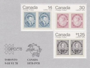 CAN426 - FRANCOBOLLI 1978 CAPEX '78 TORONTO FOGLIO RICORDO UFFICIALE SC756A MNH - Foto 1 di 1