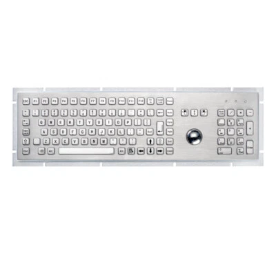 Terminal keyboard Industrial trackball keyboard Kiosk Metal keypad with 103 keys - Image 1 of 4