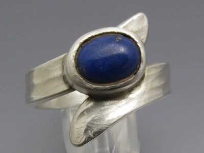 REIF-DESIGN - LAPISLAZULI RING - UNIKAT AUS EIGENER GOLDSCHMIEDE - 999 SILBER - Bild 1 von 4