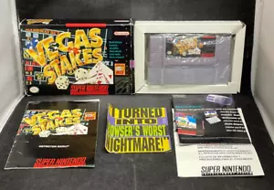 Vegas Stakes (Super Nintendo/SNES) completo testato CIB - Foto 1 di 9