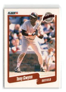 1990-Fleer -#157-Tony Gwynn -San Diego Padres