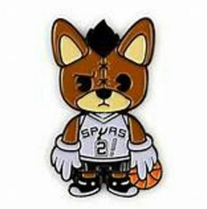 Kidrobot x NBA San Antonio Spurs Mascot Enamel Pin - Limited Edition  - Picture 1 of 3