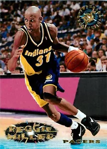 1995 INDIANA PACERS NBA Card REGGIE MILLER Topps Stadium Club - Picture 1 of 3