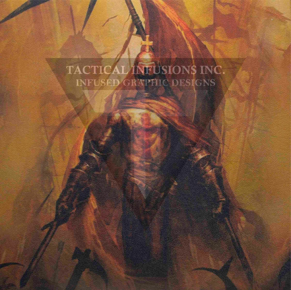 Impresión de armadura cristiana de Dios con infusión Kydex 7 7/8" x 7 7/8" Foto 1 de 1