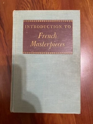 Introduction to French Masterpieces by Douglas Alden HC 1948 1st Edition  - Image 1 of 4