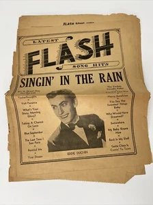 Latest Flash Song Hits Eddie Duchin 1930's Singin In The Rain Paper Magazine - Picture 1 of 5