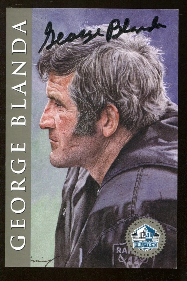 George Blanda Signed HOF Series Card Autographed 2175/2500 Raiders 50129 - Изображение 1 из 1