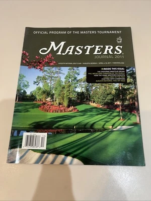 Masters Journal 2011 - Torneo Programa Oficial Augusta National Golf Club Foto 1 de 2