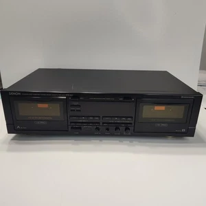 Denon DRW-840 Dual Tape Cassette Deck Player Multi-Function TESTED Working - Picture 1 of 5