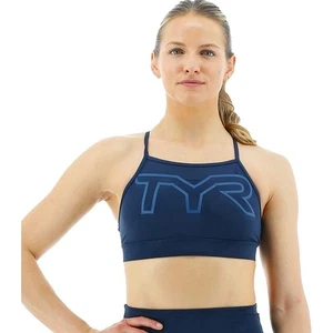 TOP SPORTIVO TYR BASE KINETIC BIG LOGO FGHSOL3A  BLU - Foto 1 di 4