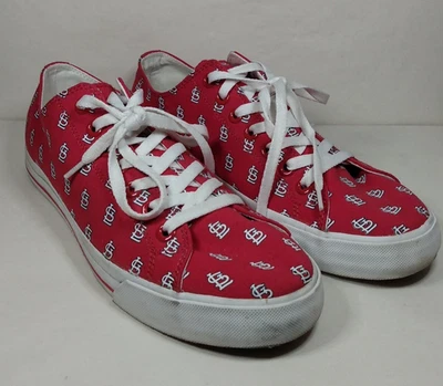 圣路易斯红雀队卡 MLB Team Apparel Row One 男式 9.5 码运动鞋 — 第 1/4 张图片