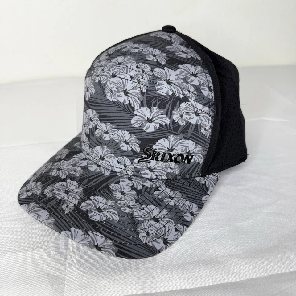 Sombrero Ajustable Srixon Edición Limitada Floral Hawaiano Gris Tropical Playa Foto 1 de 4