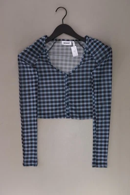✅ Weekday Karobluse Regular Bluse für Damen Gr. 32, XS kariert Langarm blau ✅ - Bild 1 von 4