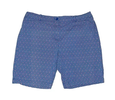 Pantalones Cortos Talbots Estampado Floral Tiro Medio 10” Algodón Azul Rosa Elástico Talla 20W Foto 1 de 4