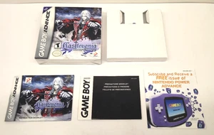 Castlevania: Harmony of Dissonance GBA Auténtica Caja, Insertos y Manual Solo - Imagen 1 de 6